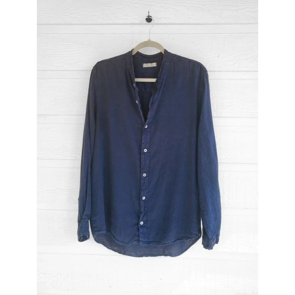 Puro Lino Long Sleeve Linen Button Down Size L